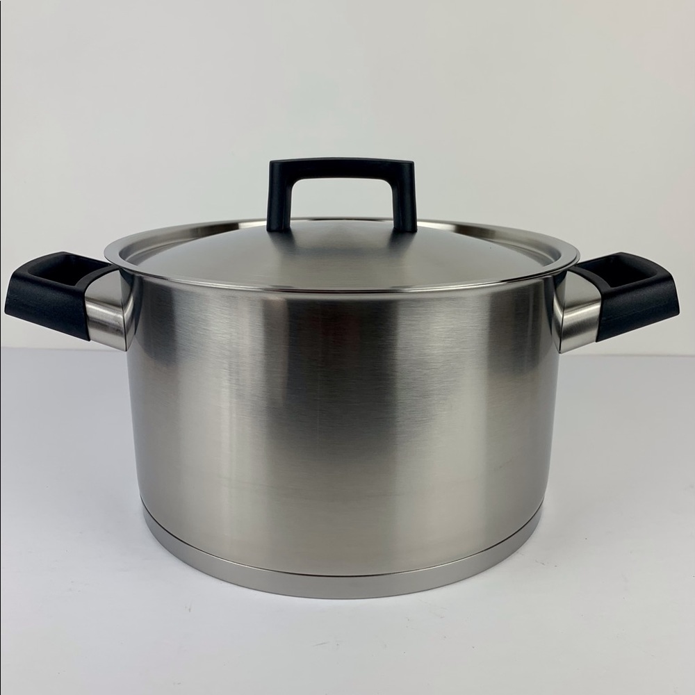 BergHOFF Silver Ron 10" 6.8 Quart Covered Stockpot